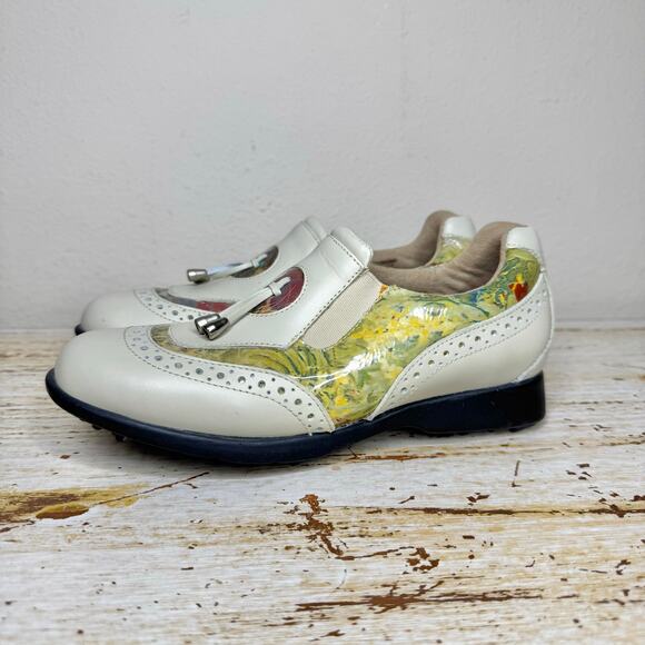 Sandbaggers Madison II Monet Tassel Slip On Golf Shoes 5 - Picture 1 of 9